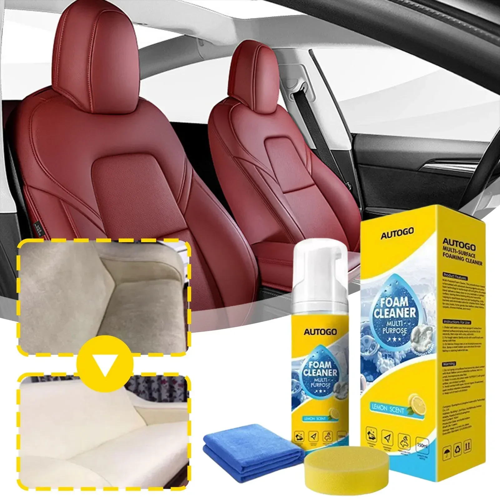Sneaker Care Products - 150ml Multipurpose Foam Cleaner For Car