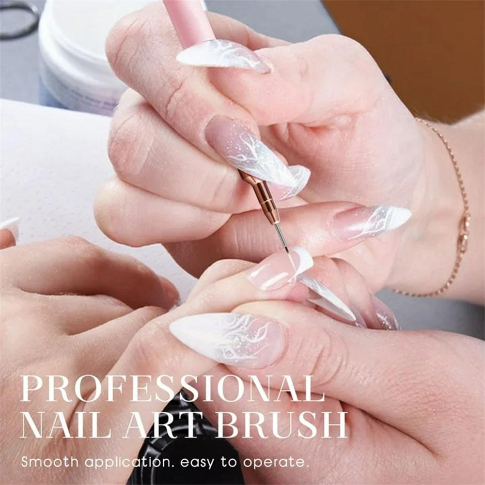 5PCS Nail Art Liner Brush Set  - Brush Bristle Set ulasan dan harga