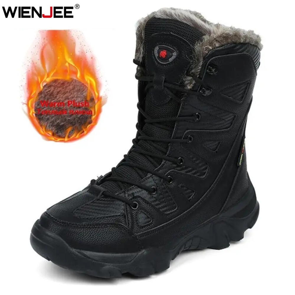 Winter Waterproof Men Boots Pl - Sneaker Zone ulasan dan harga