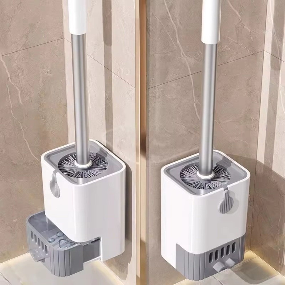 Ergonomic Wall Mount Toilet Br - Brush Bristle Set ulasan dan harga