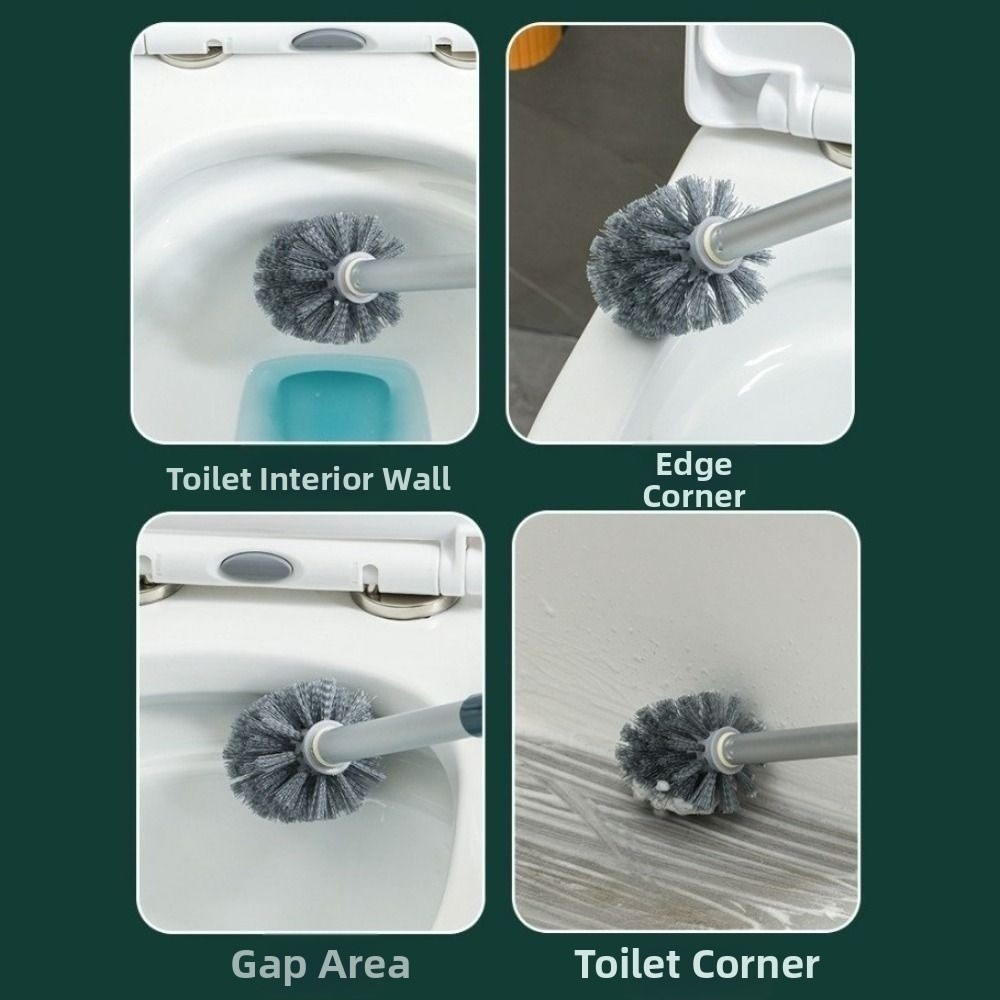 Ergonomic Wall Mount Toilet Br - Brush Bristle Set ulasan dan harga