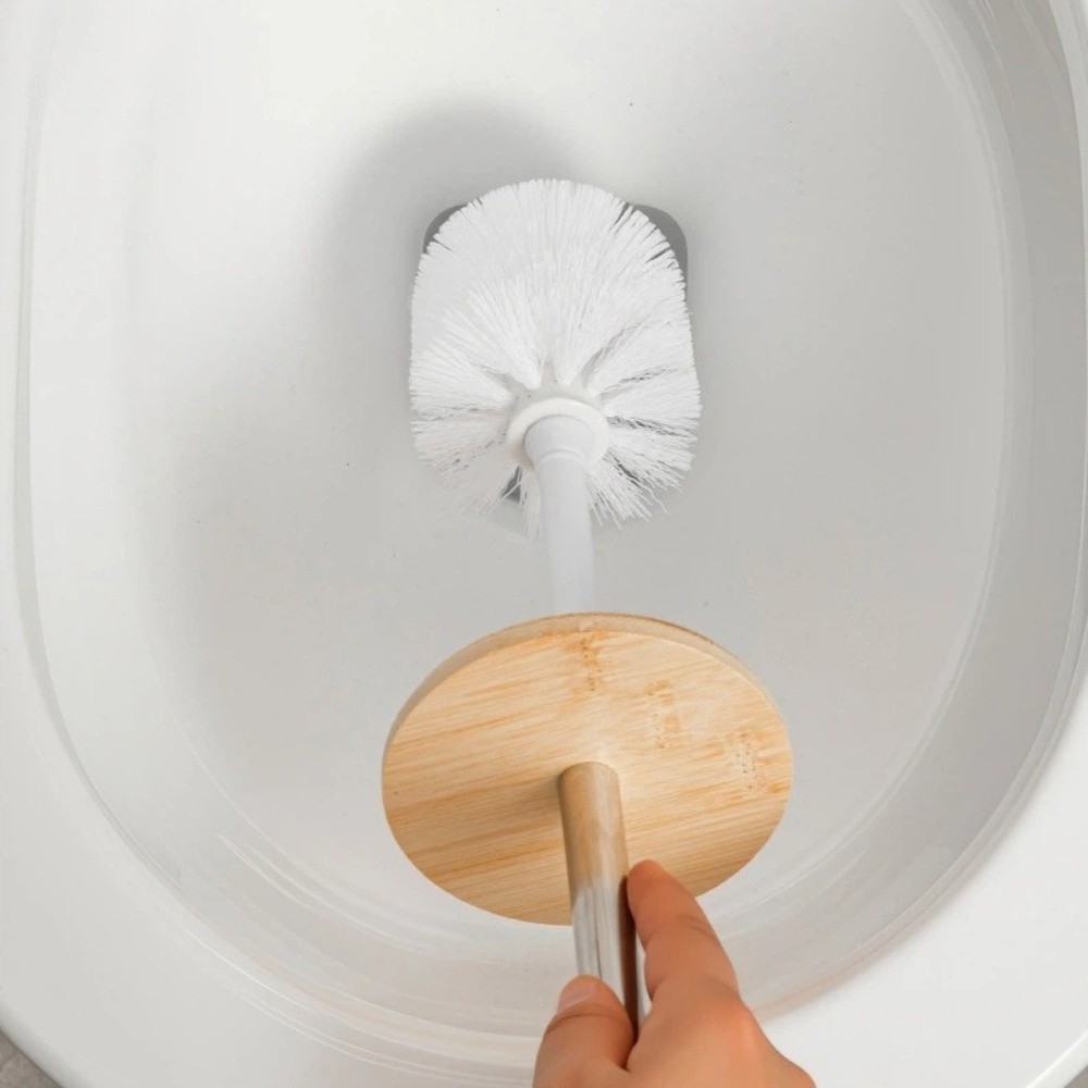 Anti Drip Toilet Brush Set Sta - Brush Bristle Set ulasan dan harga
