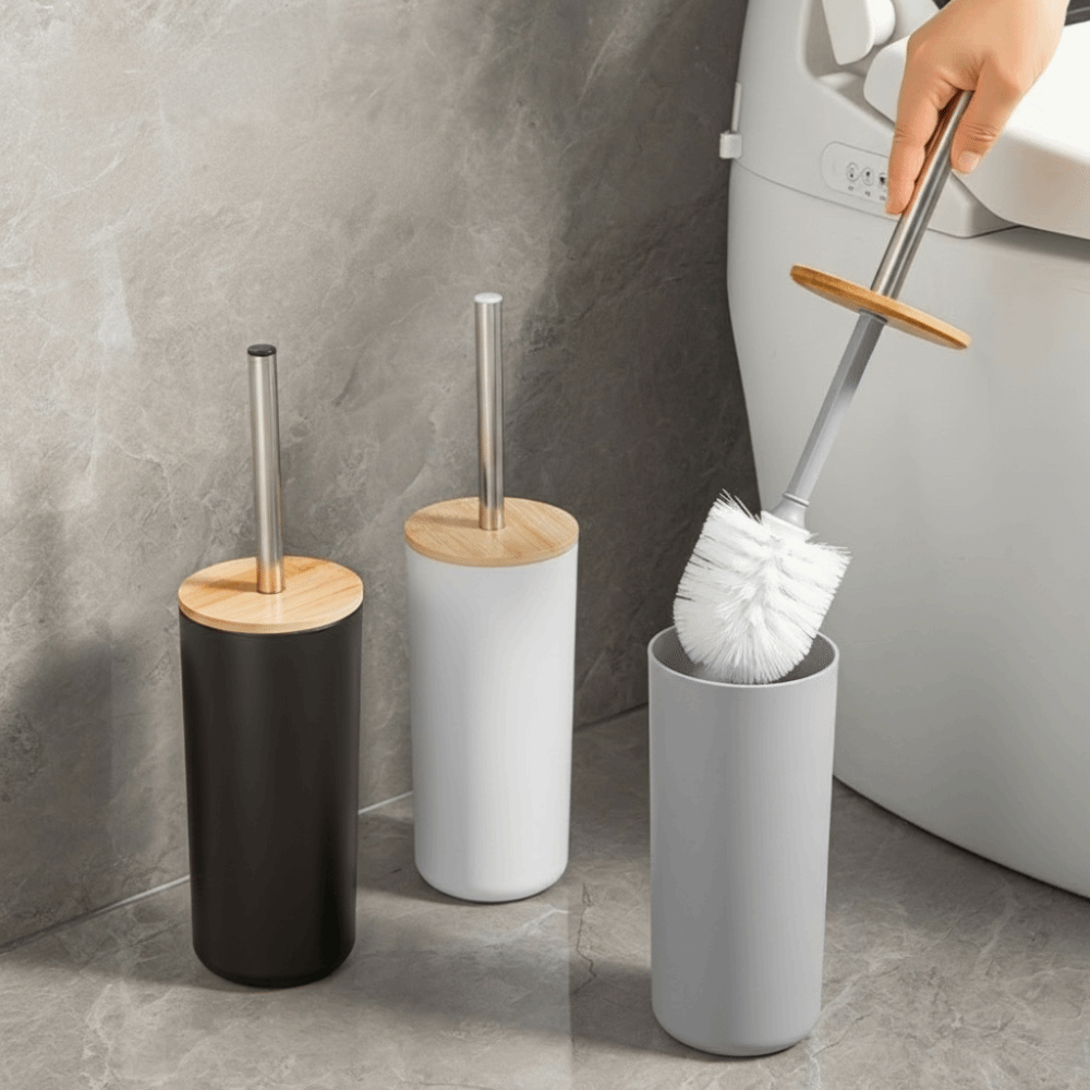 Anti Drip Toilet Brush Set Sta - Brush Bristle Set ulasan dan harga