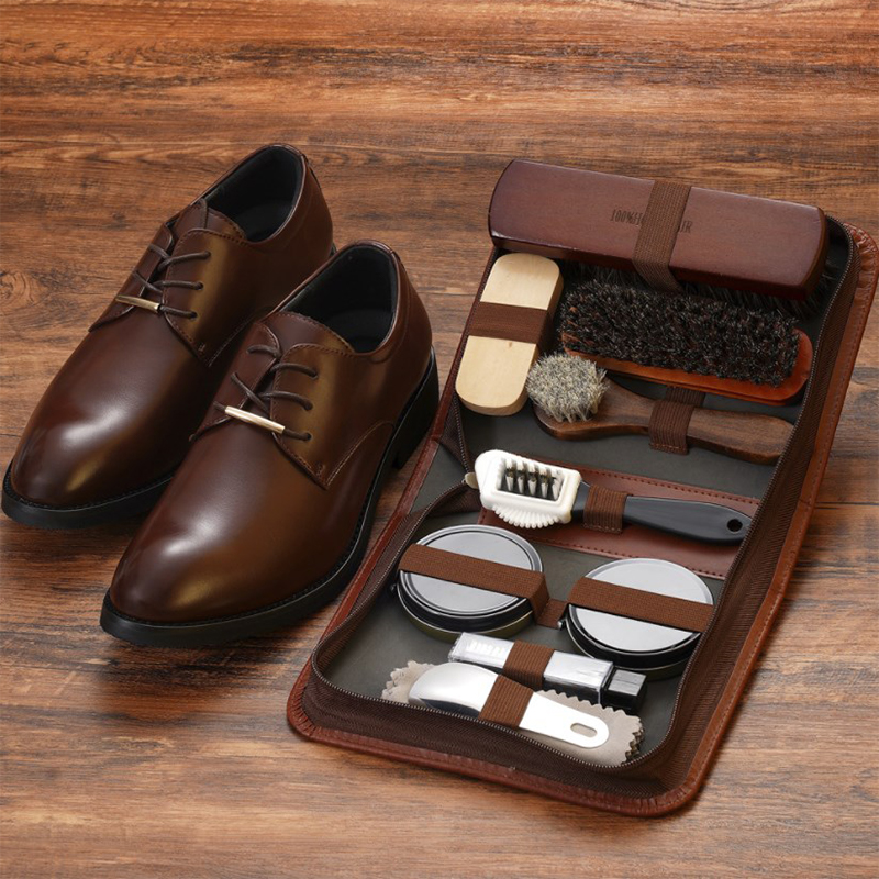 HorseHair Shoe Brush Set Leath - Sneaker Care Products ulasan dan harga