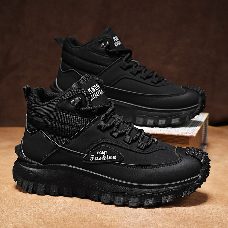 Men'S Black And White Mid Top  - Sneaker Zone ulasan dan harga