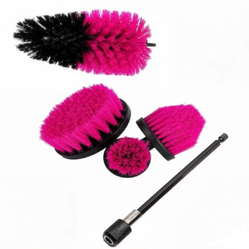 5Pcs Round Brush Head Drill Br - Brush Bristle Set ulasan dan harga