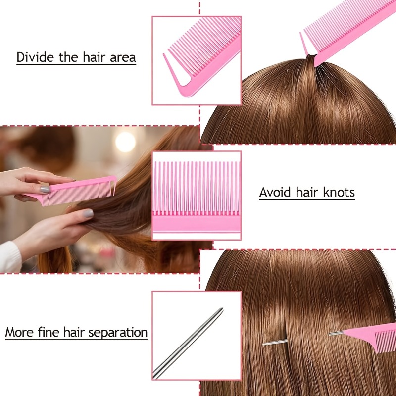 6Pcs Professional Hair Styling - Brush Bristle Set ulasan dan harga
