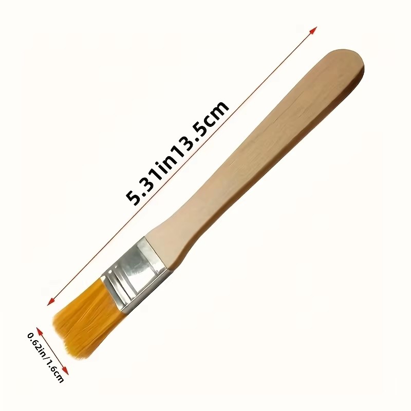 10Pcs Wooden Handle Nylon Bris - Brush Bristle Set ulasan dan harga
