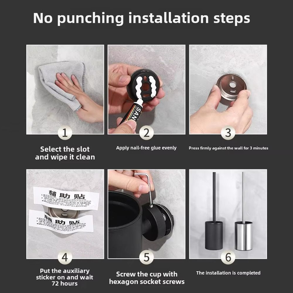 Stainless Steel Toilet Brush S - Brush Bristle Set ulasan dan harga