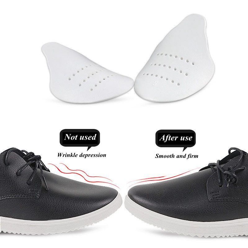2Pcs Leather Shoe Toe Caps Sup - Sneaker Care Crease Protector ulasan dan harga