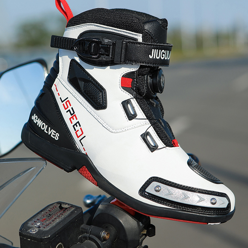 New Motorcycle Boots Men Women - Sneaker Zone ulasan dan harga